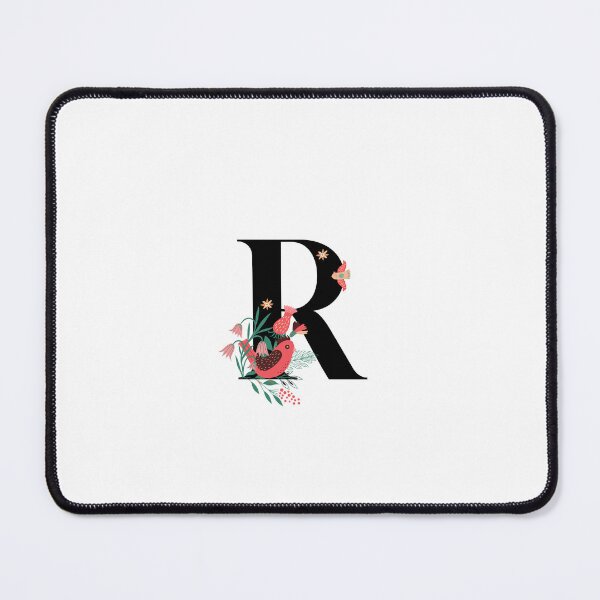 Item preview, Monogram R, Letter R, Initial R, Alphabet Design Illustration, Floral R Sticker, Colourful monogram, Botanical monogram R sticker designed and sold by Work life.