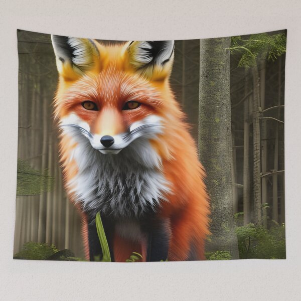 Item preview, Fox In The Forest designed and sold by Ink Art Design.