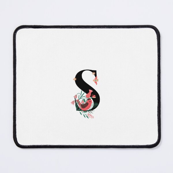 Item preview, Monogram S, Letter S, Initial S, Alphabet Design Illustration, Floral S Sticker, Colourful monogram, Botanical monogram S sticker designed and sold by Work life.