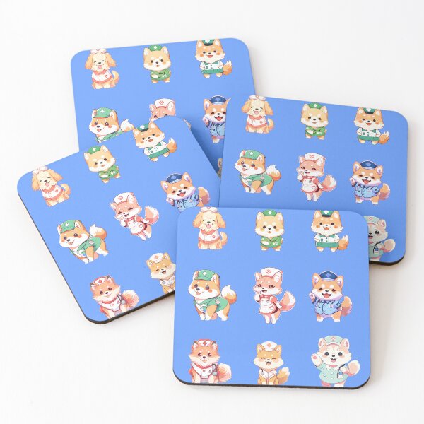 Item preview, Dogs wearing veterinary medical uniform designed and sold by OdisStore.