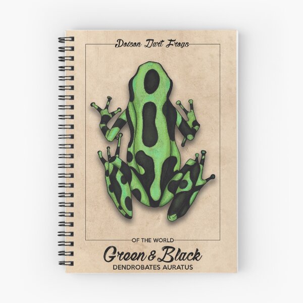 Item preview, Green and black poison dart frog designed and sold by sahasa-artist.