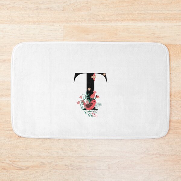 Item preview, Monogram T, Letter T, Initial T, Alphabet Design Illustration, Floral T Sticker, Colourful monogram, Botanical monogram T sticker designed and sold by Work life.
