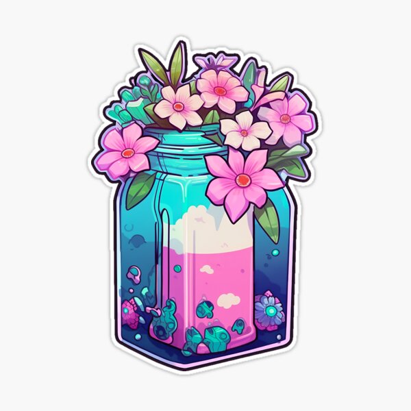 Galaxy in a Jar Sticker for Sale by artolxxvia