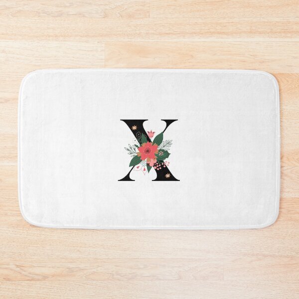 Item preview, Monogram X, Letter X, Initial X, Alphabet Design Illustration, Floral X Sticker, Colourful monogram, Botanical monogram X sticker designed and sold by Work life.