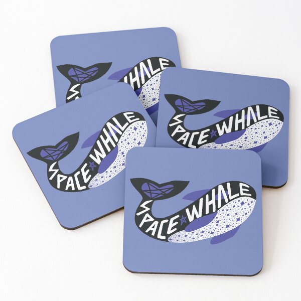 Item preview, Space Whale Logo - Dark designed and sold by angesomething.