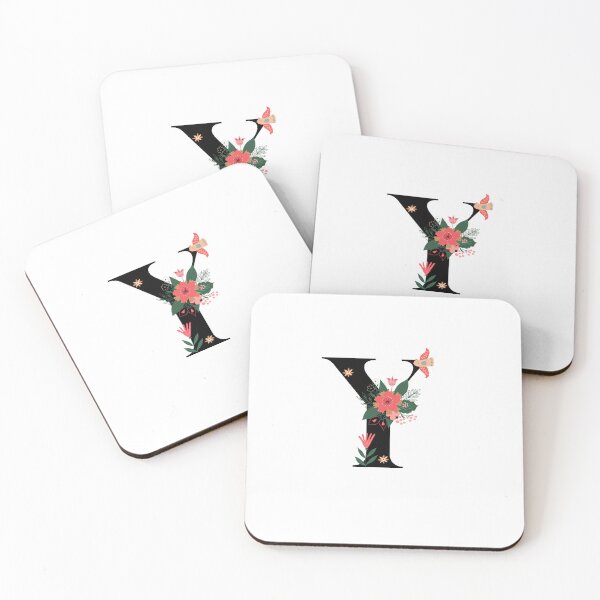 Item preview, Monogram Y, Letter Y, Initial Y, Alphabet Design Illustration, Floral Y Sticker, Colourful monogram, Botanical monogram Y sticker designed and sold by Work life.