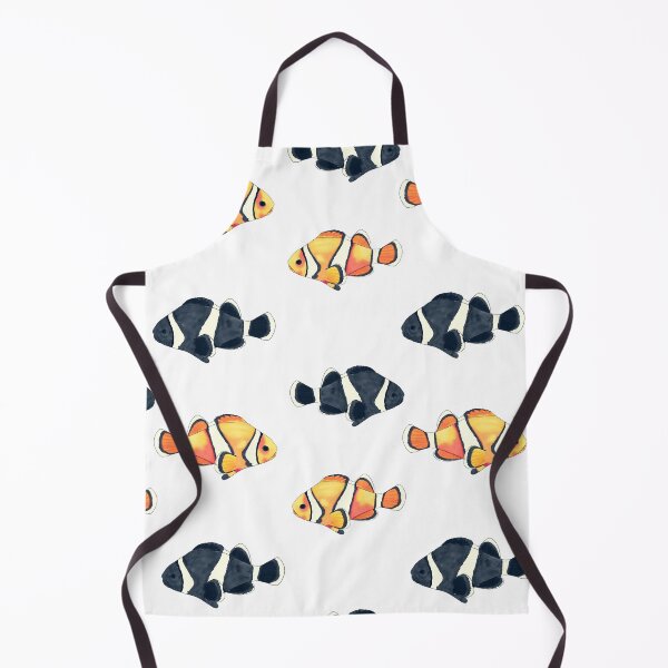 Artikelvorschau, Wunderschönes Clownfisch-Gemälde in Schwarz und Gelb entworfen und verkauft von NdesignTrend.