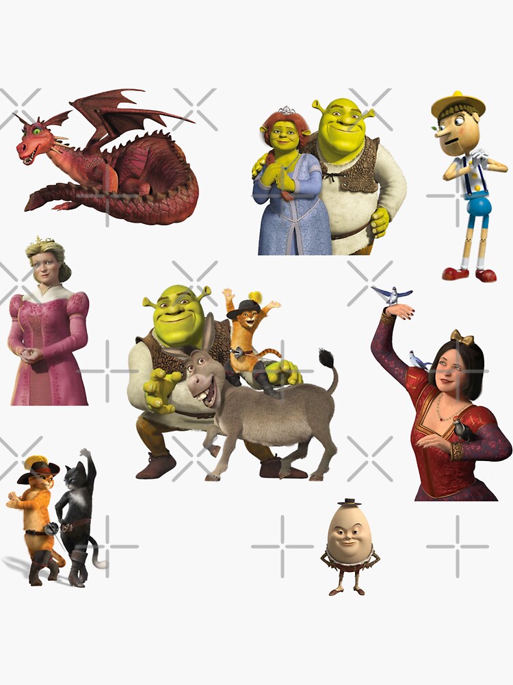 Shrek Kiss-cut Stickers 