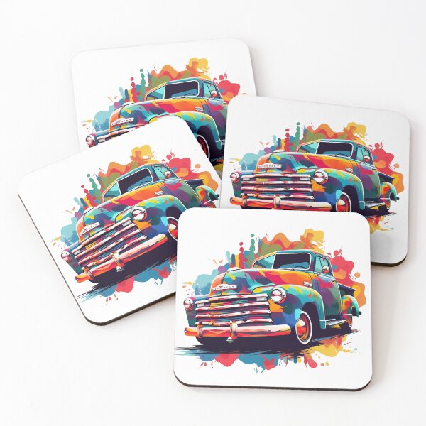 Item preview, Old Truck | Automobile Watercolor | Truck | Bold Colors  designed and sold by mwinter2205.