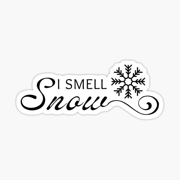 Lorelai Gilmore I Smell Snow Sticker