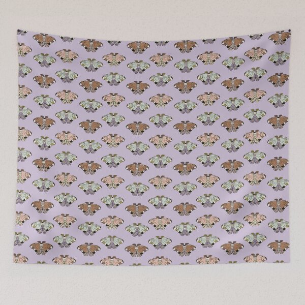 Item preview, Vintage Purple Moths designed and sold by KBurnsArt.