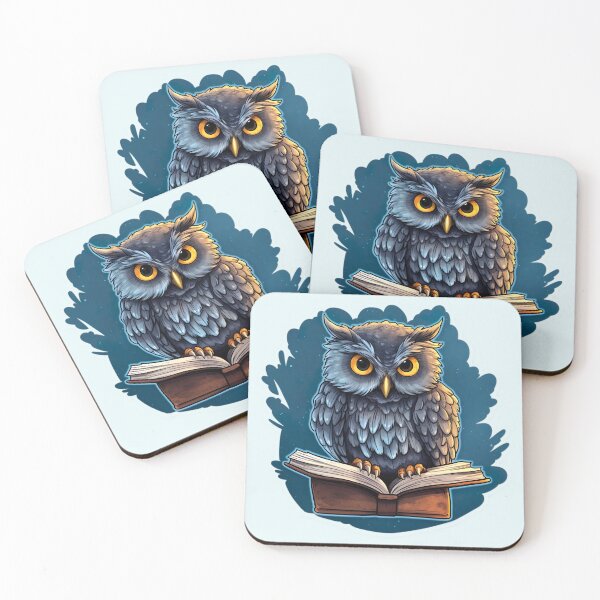 Item preview, Owl Reading A Book designed and sold by EVA4designs.