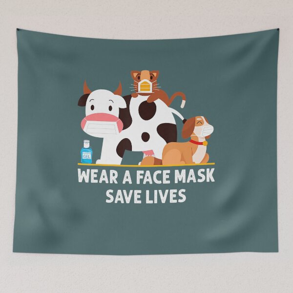 Item preview, Cat Face Mask Dog Face Mask Cow Face Mask Funny Farmer 	 		 designed and sold by sgwralifmy31.