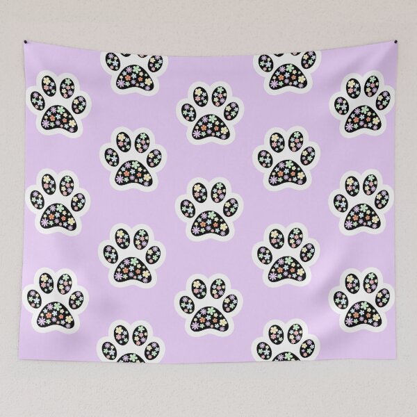 Item preview, Floral Paw Print designed and sold by KatieWagner29.