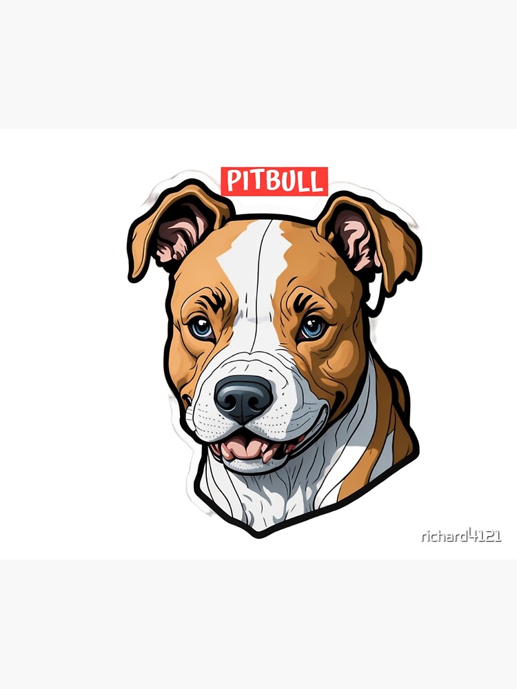 Bully Breed Pop Pet, Pitbull Art, Bully Breed Art, Pibble, Pitbull