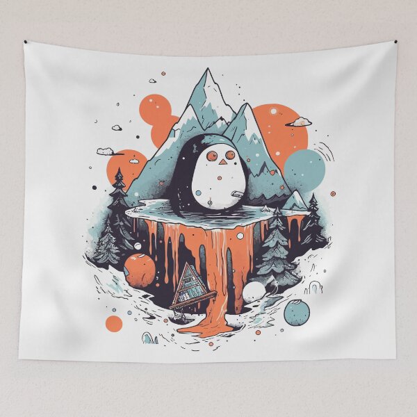 Item preview, Penguin designed and sold by Amir Faysal.