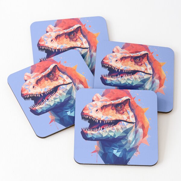 Item preview, Geometric Watercolour Dinosaur designed and sold by Dotty-Designs.