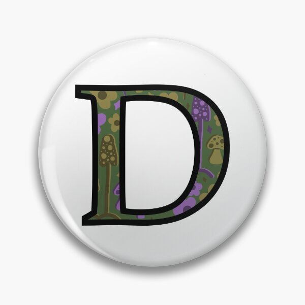 Item preview, Smiley Mushrooms and Groovy Flowers “D” designed and sold by Heids953.