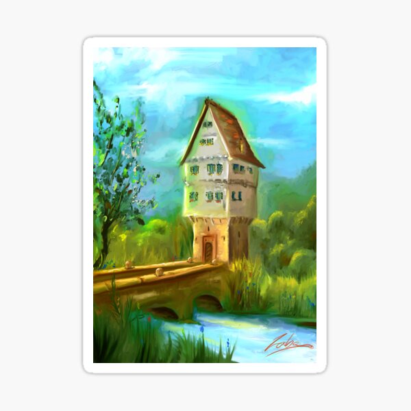 Topplerschlösschen in Rothenburg ob der Tauber Sticker