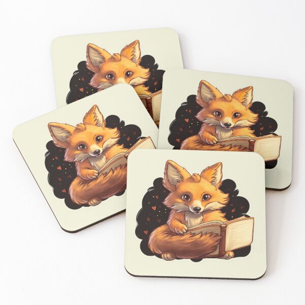 Item preview, Fox Reading A Book designed and sold by EVA4designs.