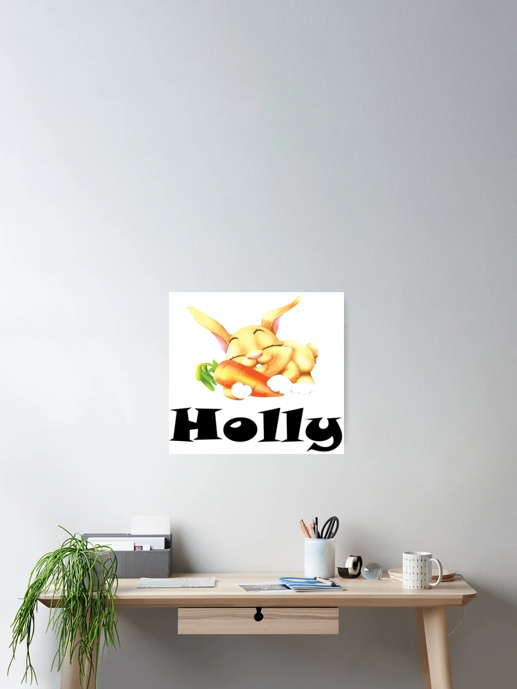 Thumbnail 2 of 3, Poster, Holly Rabbit designed and sold by ProjectX23.