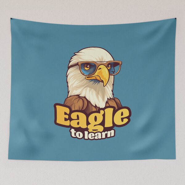 Item preview, Eagle to Learn designed and sold by MadSwellDesigns.