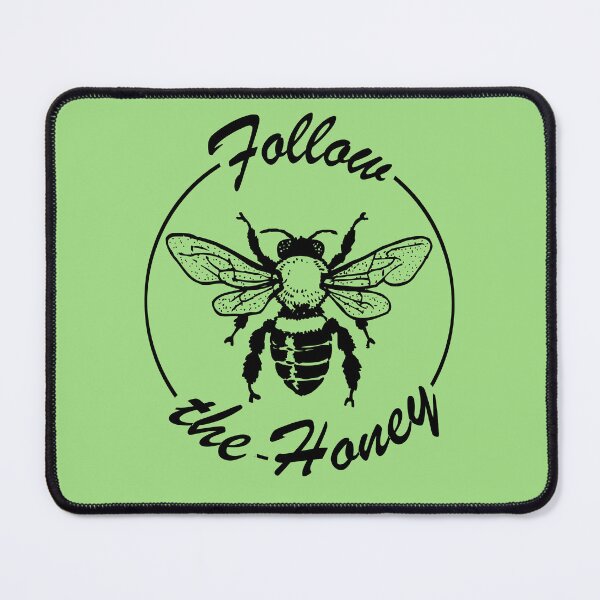 Item preview, Follow the honey (logo style, for light background) designed and sold by Jeeb-Arts.