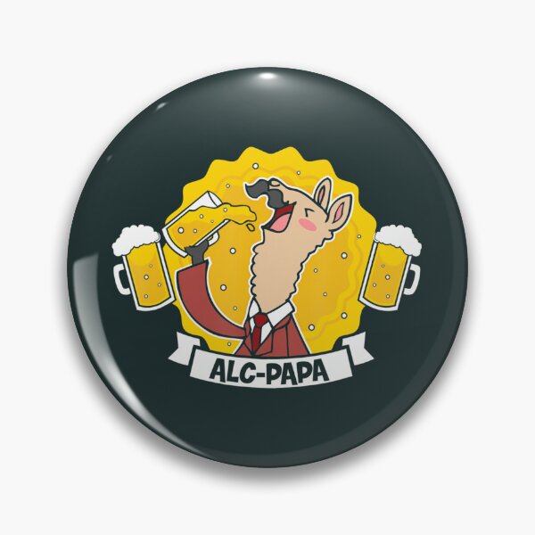 Item preview, Alc-Papa Llama Drinking Beer Alpaca Papa Fathers Day 		 designed and sold by idjhgiczw30.