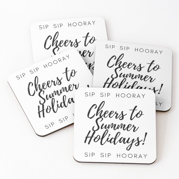 Item preview, Cheers to Summer Holidays: Sip Sip Hooray! designed and sold by danh1z.