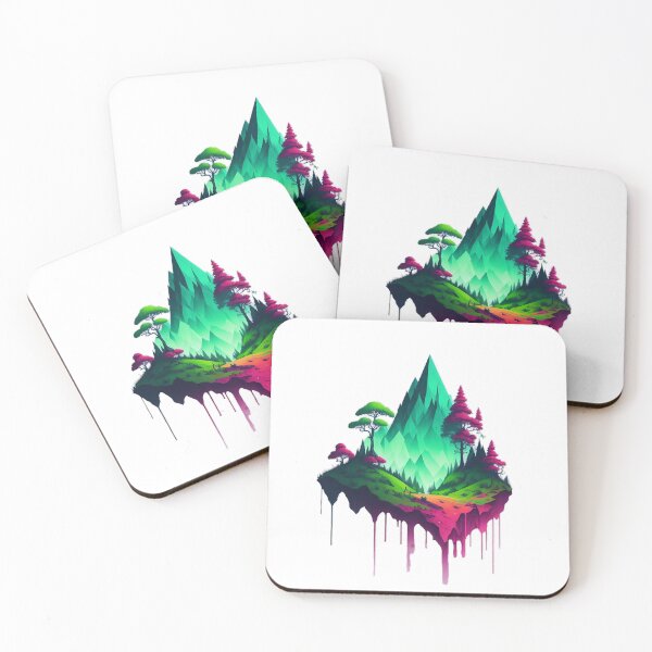 Item preview, Flying island with beautiful scenery designed and sold by MikesArtDesign.