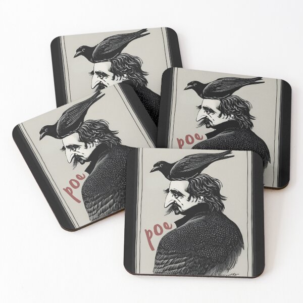 Item preview, Edgar Allan Poe, the Raven designed and sold by DarkFinds.