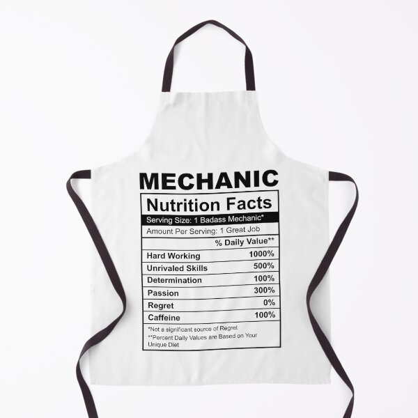 Item preview, Mechanic - Design 7 - Nutritional Facts designed and sold by Mterry1202.
