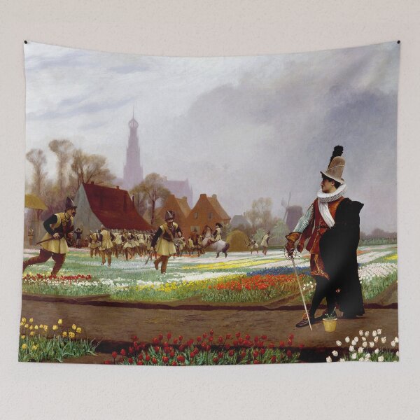 Item preview, The Tulip Folly (La folie des tulipes), 1882 - Jean-Léon Gérôme(1824 - 1904)French Artist designed and sold by HomeGallery.