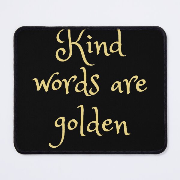 Item preview, Kind words are golden designed and sold by TLC4ever.