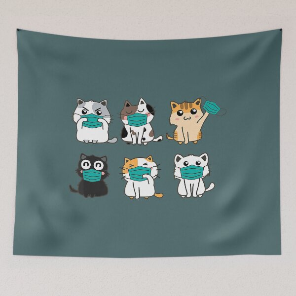 Item preview, Cat Face Mask, Cute Pet Cats Lovers Quarantine Cat Mom 		 designed and sold by sgwralifmy31.