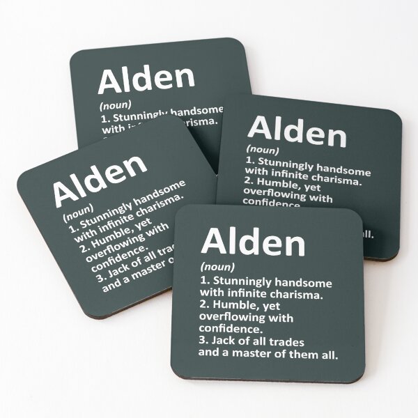 Item preview, ALDEN Definition Personalized Name Funny Birthday 	 Idea 		 designed and sold by idjhgiczw30.