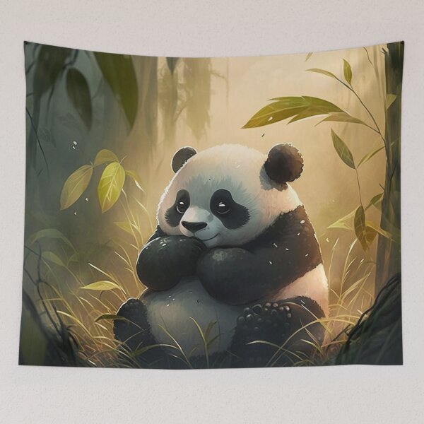 Item preview, "Pawsitively Adorable: Exploring the Enchanting World of Pandas" designed and sold by DesignHeaven24.