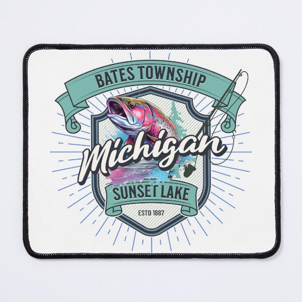 Item preview, Bates Township Sunset Lake Michigan 0001 designed and sold by ajsloan.