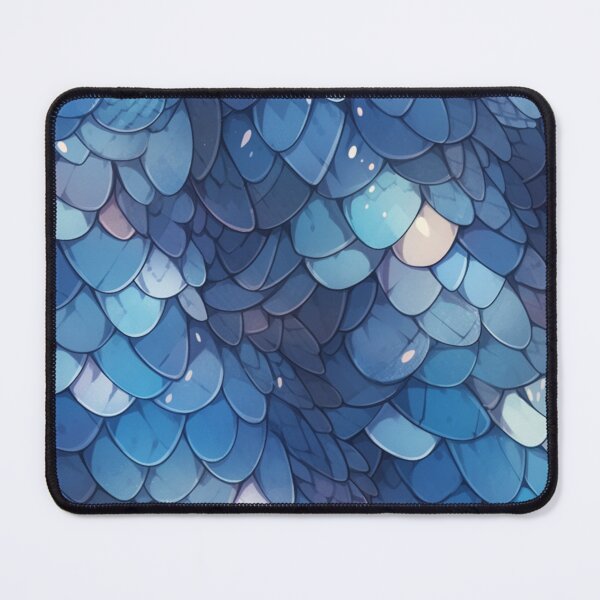 Item preview, Blue dragon scales pattern, designed and sold by HydraDreams.