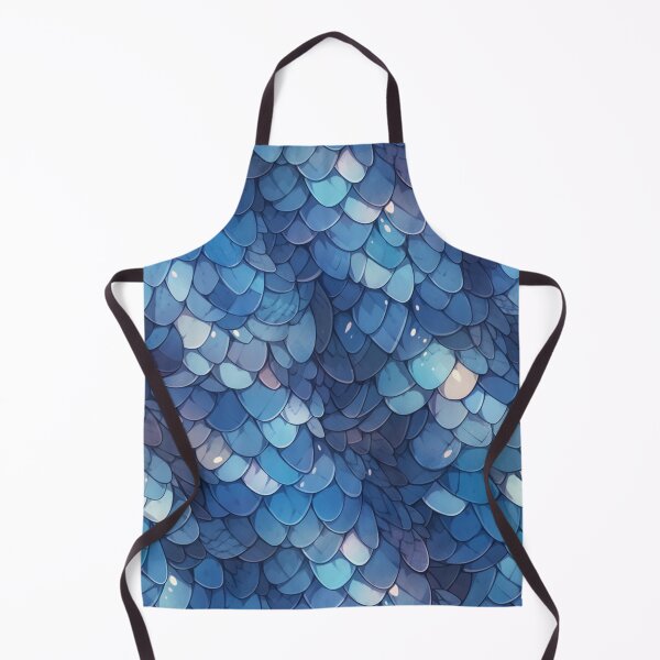 Aperçu de l'œuvre Blue dragon scales pattern, créée et vendue par HydraDreams.