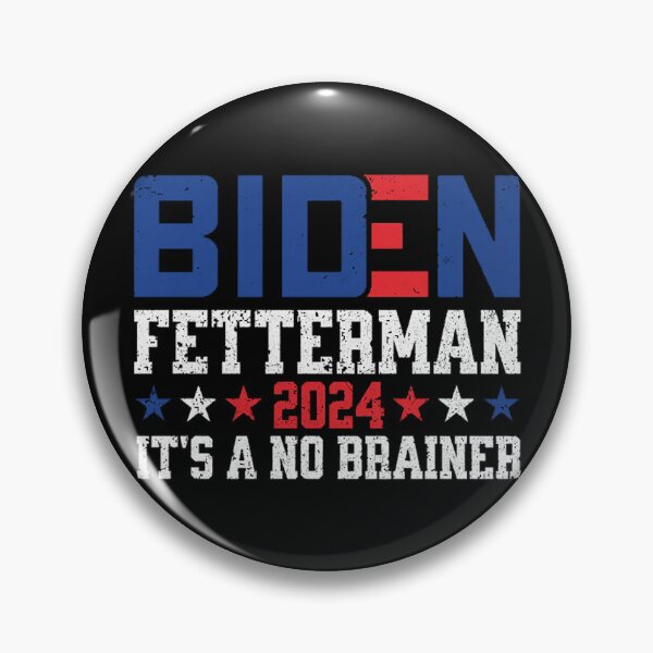 Item preview, Biden Fetterman 2024 - No Brainer designed and sold by LibertyTees.