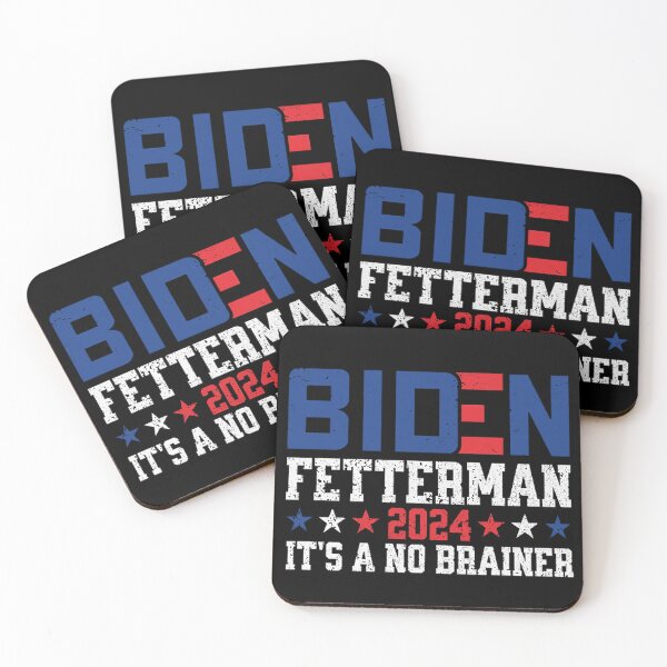 Item preview, Biden Fetterman 2024 - No Brainer designed and sold by LibertyTees.