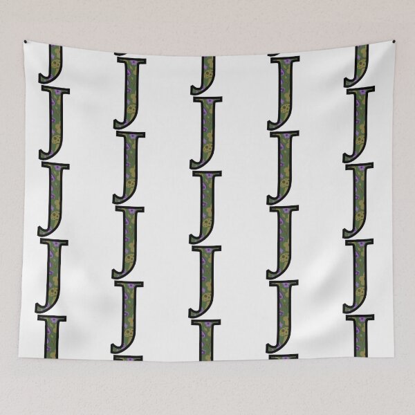 Item preview, Smiley Mushrooms and Groovy Flowers “J” designed and sold by Heids953.