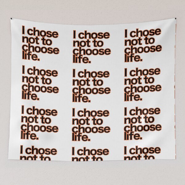 Item preview, I chose not to choose life. designed and sold by shufflik.