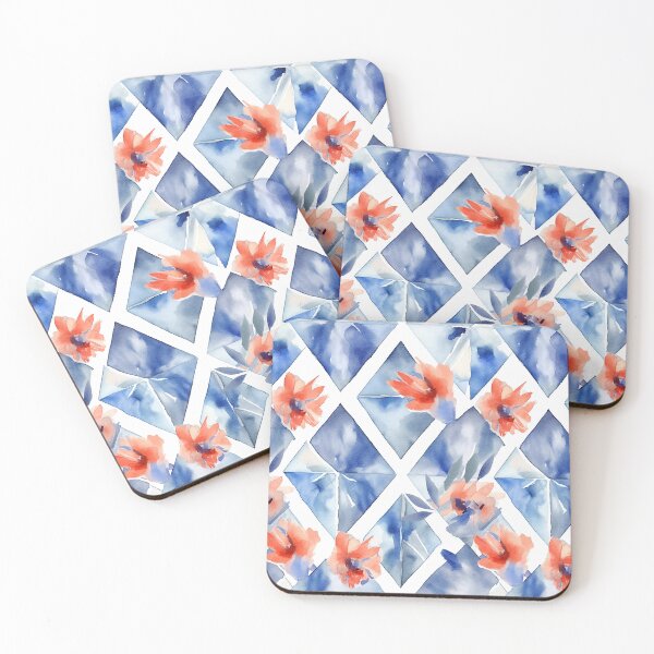 Item preview, Carendia - Floral diamonds (3/4) designed and sold by sabantha.