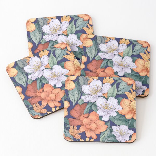 Item preview, Pattern of Flowers in Illustration designed and sold by similarwords.