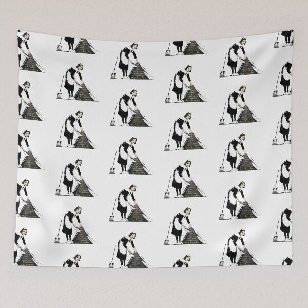 Item preview, BANKSY Sweep Under the Carpet designed and sold by inkstyl.