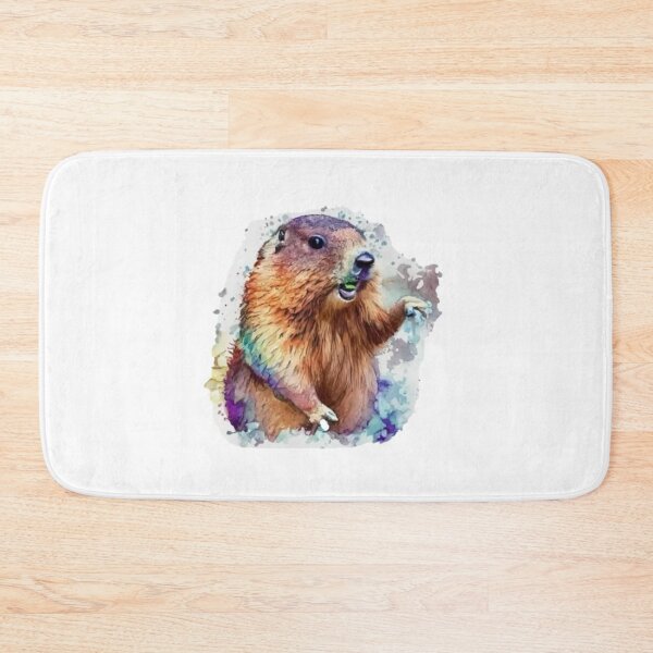 Item preview, Mystical groundhog with colorful background designed and sold by GroundhogMs.