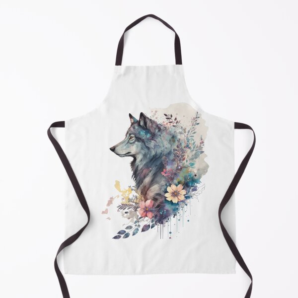 Artikelvorschau, Wolf mit Blumen entworfen und verkauft von UtterlyCutterly.