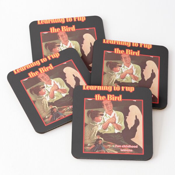 Item preview, Learning to flip the Bird (retro art work) designed and sold by Steph1TheArtist.